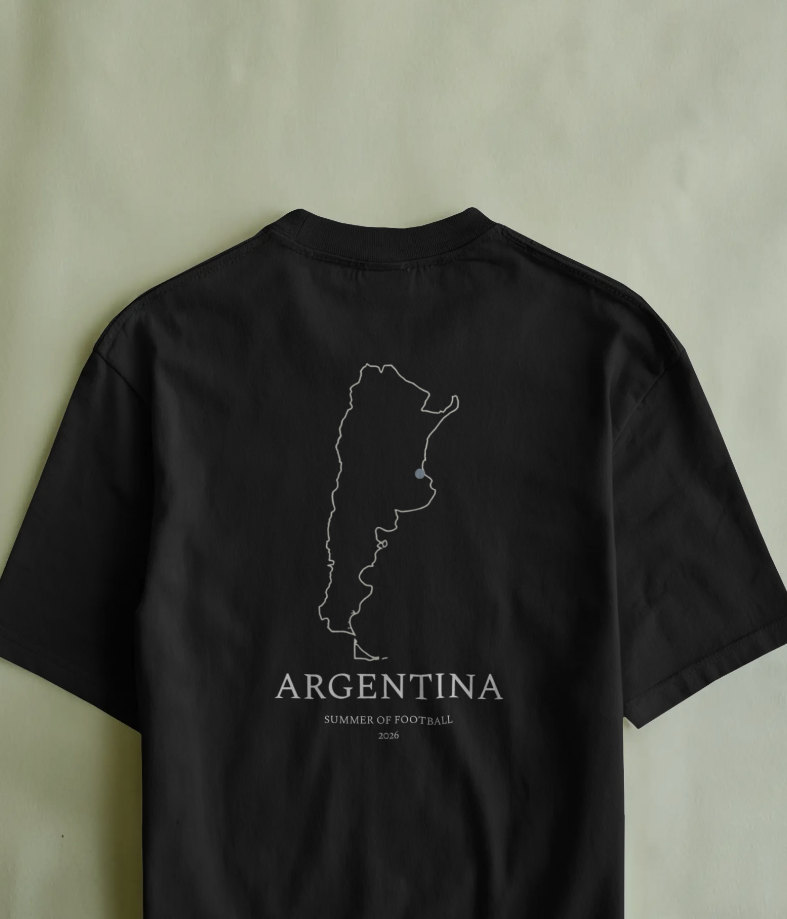 ARGENTINA 240 GSM Premium Cotton Streetwear Tee