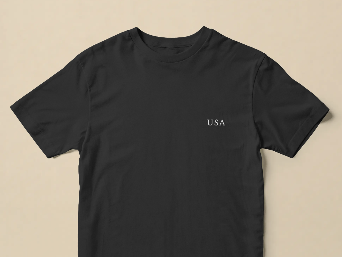 USA 240 GSM Premium Cotton Streetwear Tee