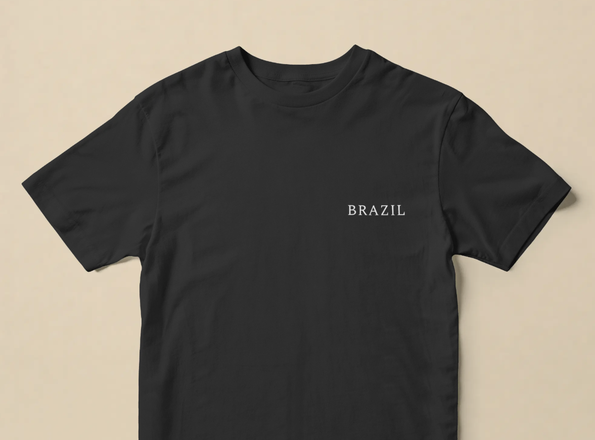 BRAZIL 240 GSM Premium Cotton Streetwear Tee