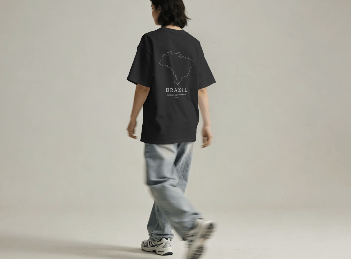 BRAZIL 240 GSM Premium Cotton Streetwear Tee