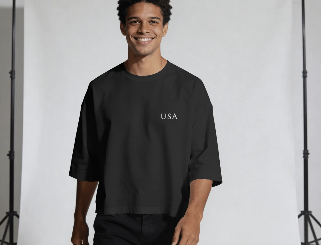 USA 240 GSM Premium Cotton Streetwear Tee
