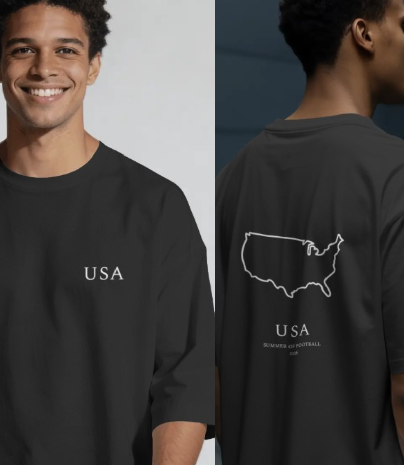 USA 240 GSM Premium Cotton Streetwear Tee